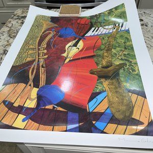 ART "Instruments Imitating Life" Seriolithograph Print by Marcus Glenn